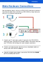 Предварительный просмотр 5 страницы ZyXEL Communications STB-1001H Quick Start Manual