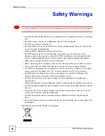 Предварительный просмотр 6 страницы ZyXEL Communications STB-1001S2 User Manual