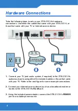 Предварительный просмотр 4 страницы ZyXEL Communications STB-2101H Quick Start Manual