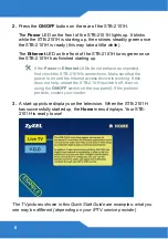 Предварительный просмотр 6 страницы ZyXEL Communications STB-2101H Quick Start Manual