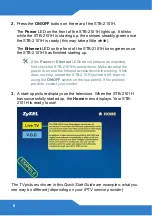 Preview for 6 page of ZyXEL Communications STB-2101H Quick Start Manual