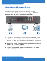 Предварительный просмотр 4 страницы ZyXEL Communications STB-2105 Quick Start Manual