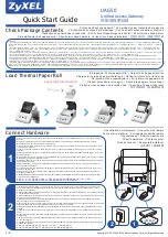 Preview for 1 page of ZyXEL Communications UAG50 Quick Start Manual