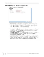 Предварительный просмотр 84 страницы ZyXEL Communications USG-300 - V2.20 ED 2 Manual