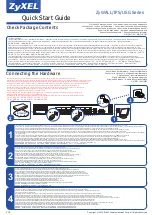 Предварительный просмотр 1 страницы ZyXEL Communications USG Series Quick Start Manual