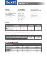 Preview for 7 page of ZyXEL Communications USG110 Specifications