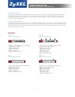 Preview for 2 page of ZyXEL Communications USG40 Quick Start Manual
