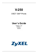 Preview for 1 page of ZyXEL Communications V-250 User Manual