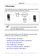 Preview for 3 page of ZyXEL Communications V-630 Quick Start Manual