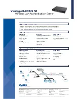Preview for 1 page of ZyXEL Communications VANTAGE RADIUS 50 Brochure