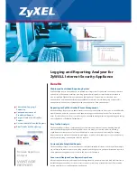 Preview for 1 page of ZyXEL Communications VANTAGE REPORT - Datasheet