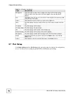 Предварительный просмотр 72 страницы ZyXEL Communications VDSL SWITCH VES-1616F-3X User Manual