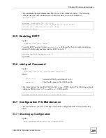 Предварительный просмотр 249 страницы ZyXEL Communications VDSL SWITCH VES-1616F-3X User Manual