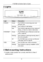 Предварительный просмотр 4 страницы ZyXEL Communications VDSL2 User Manual