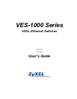 Preview for 1 page of ZyXEL Communications VES-1000 Series User Manual