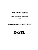 Preview for 1 page of ZyXEL Communications VES-1008 Hardware Installation Manual