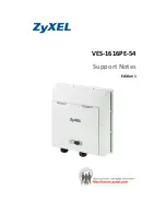 Preview for 1 page of ZyXEL Communications VES-1616PE-54 Support Notes