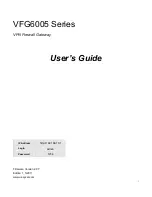 ZyXEL Communications VFG6005 User Manual preview