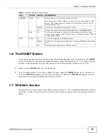 Preview for 21 page of ZyXEL Communications VMG1312-B Series User Manual