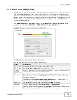 Предварительный просмотр 73 страницы ZyXEL Communications VMG1312-B10C User Manual