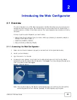 Предварительный просмотр 21 страницы ZyXEL Communications VMG1312-T10C User Manual