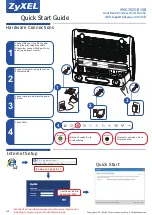 Предварительный просмотр 1 страницы ZyXEL Communications VMG3925-B10B Quick Start Manual