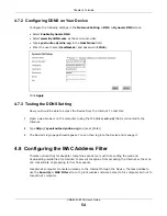 Предварительный просмотр 54 страницы ZyXEL Communications VMG4381-B10A User Manual