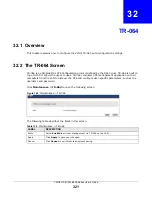 Предварительный просмотр 321 страницы ZyXEL Communications VMG5313-B10A User Manual
