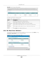 Preview for 240 page of ZyXEL Communications VMG8825-B Series User Manual