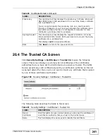 Предварительный просмотр 241 страницы ZyXEL Communications VSG1432-B101 - V1.10 Manual