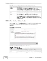 Предварительный просмотр 242 страницы ZyXEL Communications VSG1432-B101 - V1.10 Manual