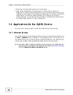 Preview for 24 page of ZyXEL Communications VSG1435-B101 - V1.10 Manual