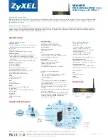 Preview for 2 page of ZyXEL Communications VSG1435 Datasheet