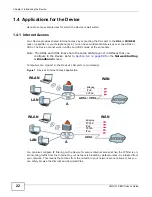 Предварительный просмотр 22 страницы ZyXEL Communications VWG1312-B10A User Manual