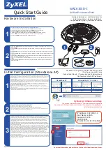 Preview for 1 page of ZyXEL Communications WAC6103D-I Quick Start Manual