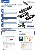 Предварительный просмотр 1 страницы ZyXEL Communications WAH1004 Quick Start Manual