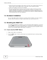 Preview for 12 page of ZyXEL Communications WAH7130 User Manual