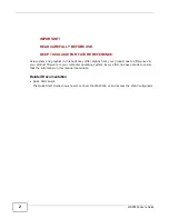 Preview for 2 page of ZyXEL Communications WAP5805 User Manual