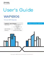 ZyXEL Communications WAP6906 User Manual preview