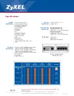 Preview for 2 page of ZyXEL Communications X-550N Specifications