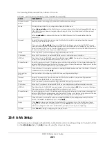 Preview for 201 page of ZyXEL Communications XGS1930-38 User Manual