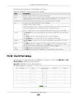 Предварительный просмотр 605 страницы ZyXEL Communications XGS2220 Series User Manual