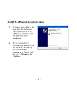 Preview for 4 page of ZyXEL Communications ZyAIR B-100 Quick Installation Manual