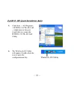 Предварительный просмотр 22 страницы ZyXEL Communications ZyAIR B-100 Quick Installation Manual