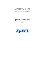 ZyXEL Communications ZyAIR G-4100 Quick Start Manual preview