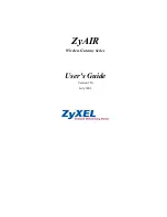 Предварительный просмотр 1 страницы ZyXEL Communications ZYAIR User Manual