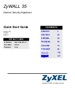 ZyXEL Communications ZYWALL 35 -  V4.03 Quick Start Manual preview