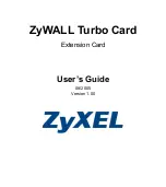 ZyXEL Communications ZYWALL TURBO CARD User Manual preview