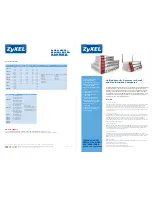 ZyXEL Communications ZyWALL USG 100 Series Brochure & Specs preview