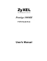 Preview for 1 page of ZyXEL Communications ZyXEL Prestige 100MH User Manual